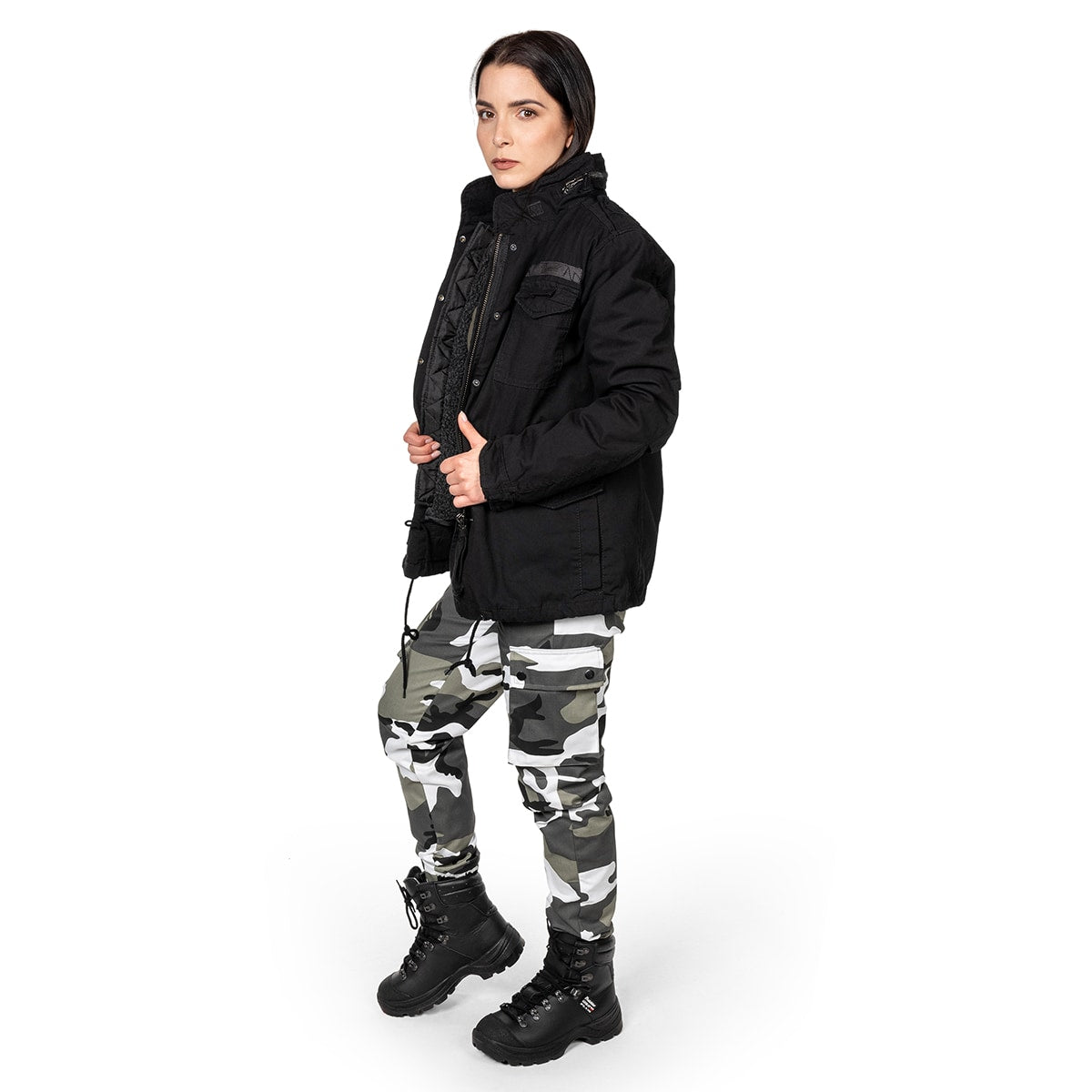Kurtka damska Brandit M65 Giant Black