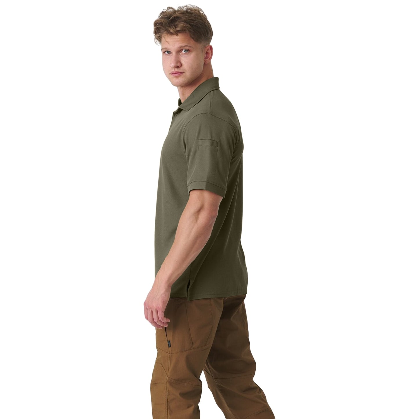 Koszulka termoaktywna Polo Helikon UTL TopCool - Olive Green