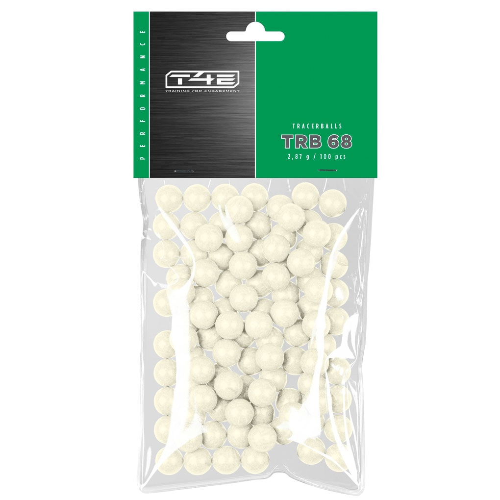 Kule gumowe fluorescencyjne Umarex T4E Performance TRB .68 - 100 szt.