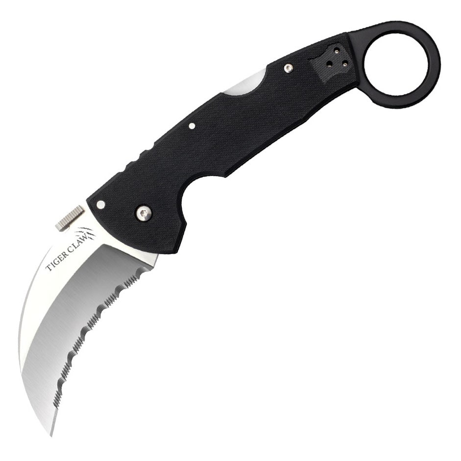 Nóż składany Cold Steel Tiger Claw Serrated Karambit S35VN