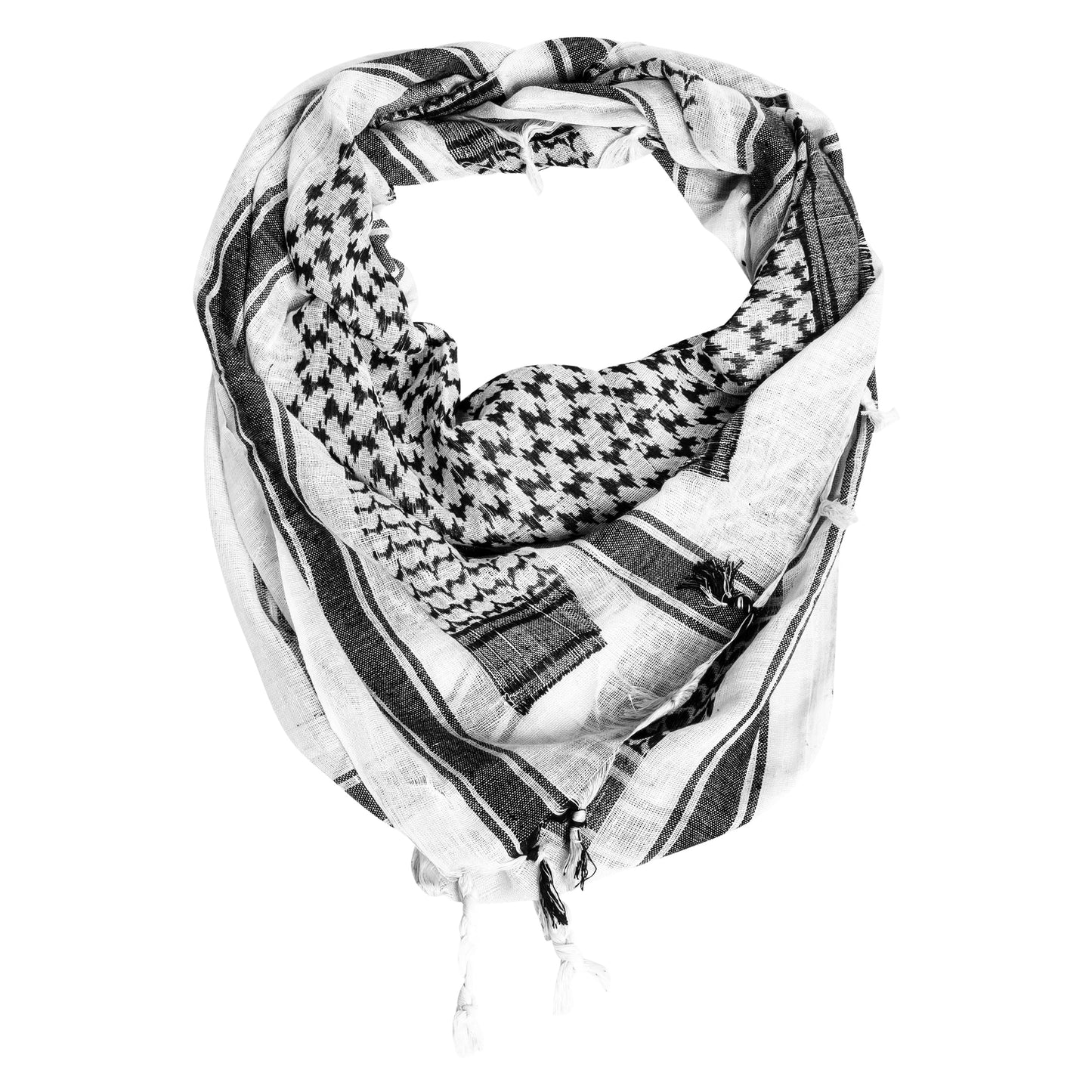 Arafatka chusta ochronna Mil-Tec - White/Black