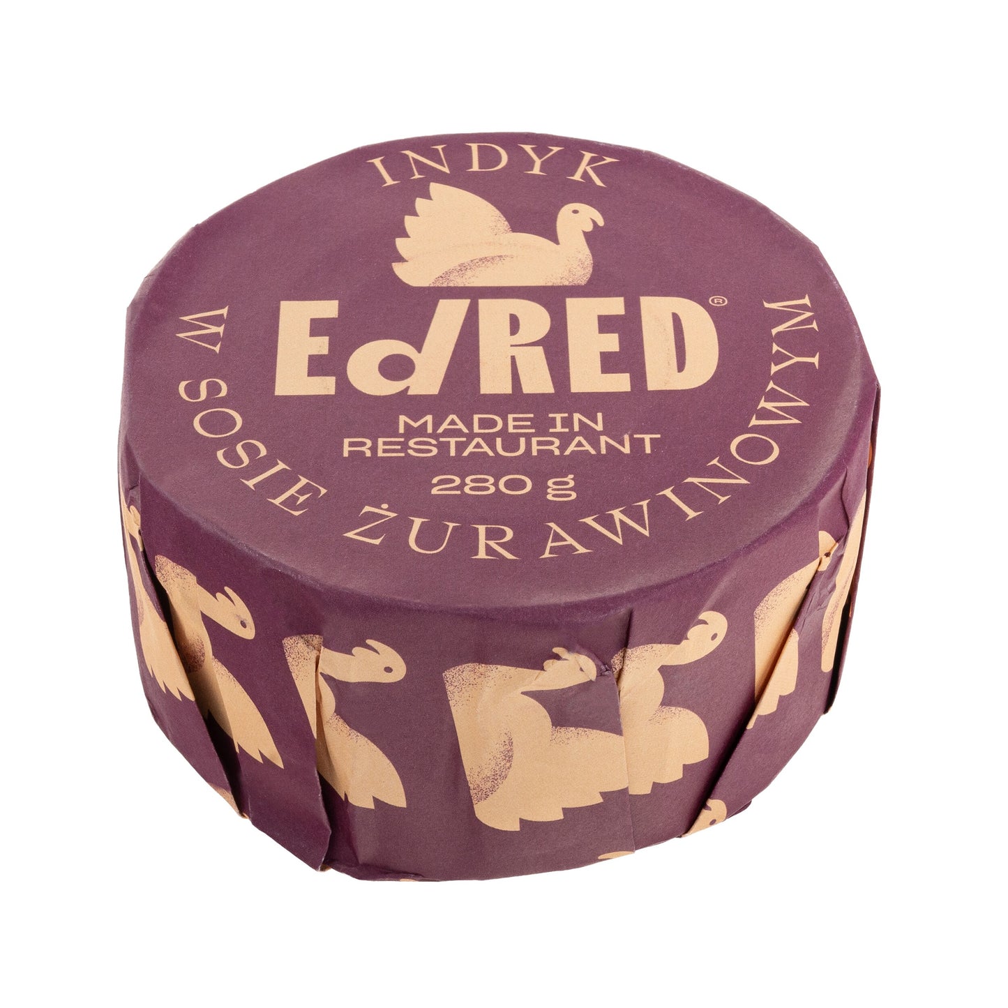 Żywność konserwowana Ed Red - Indyk w sosie żurawinowym 280 g