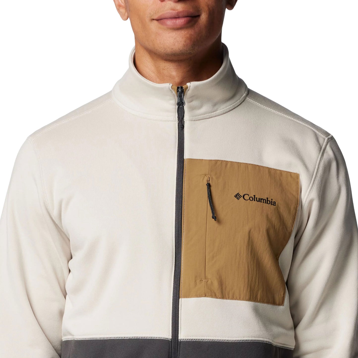 Polar Columbia Hike II Technical Fleece - Dark Stone/Shark/Delta
