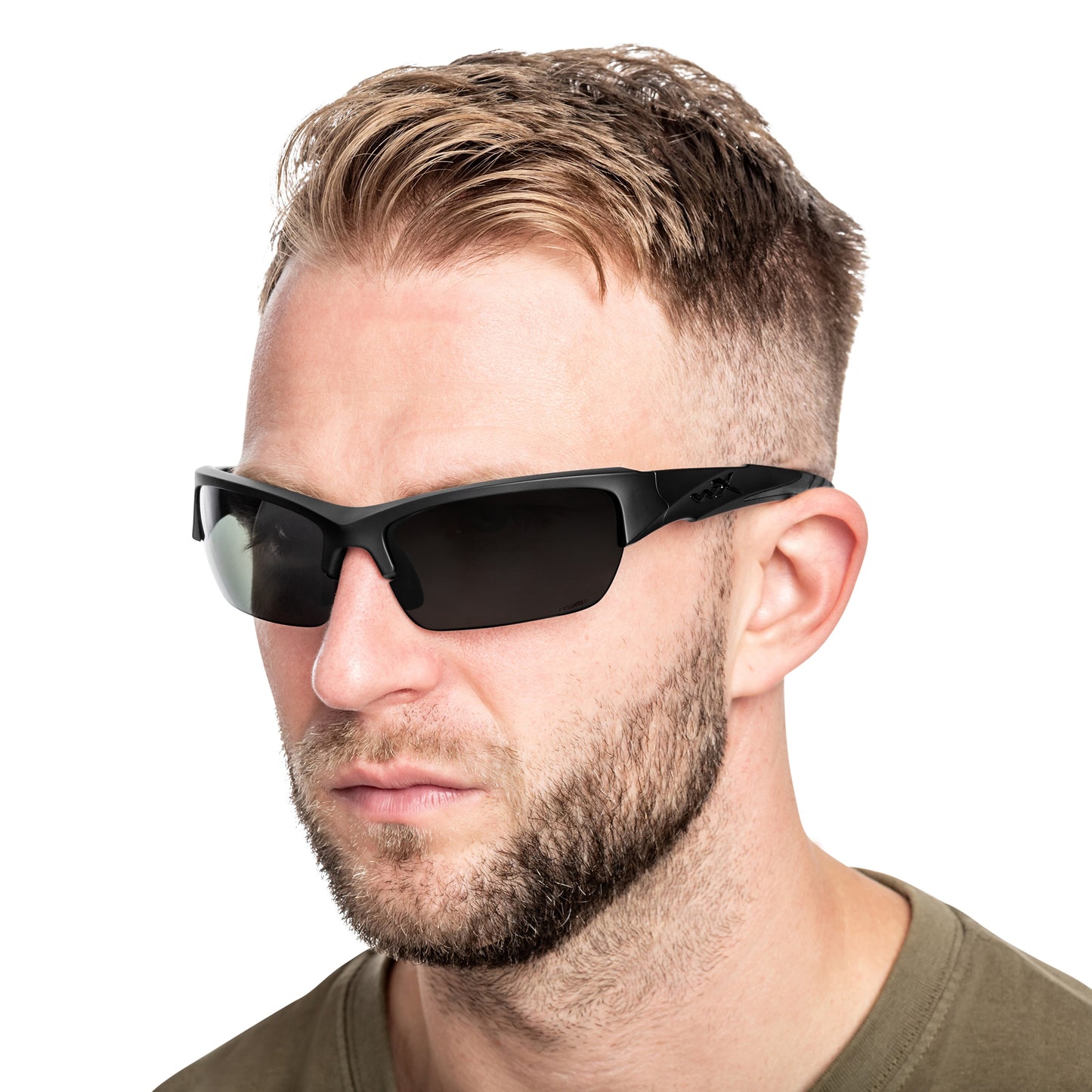 Okulary taktyczne Wiley X Valor 2.5 - Polarized Grey/Matte Black