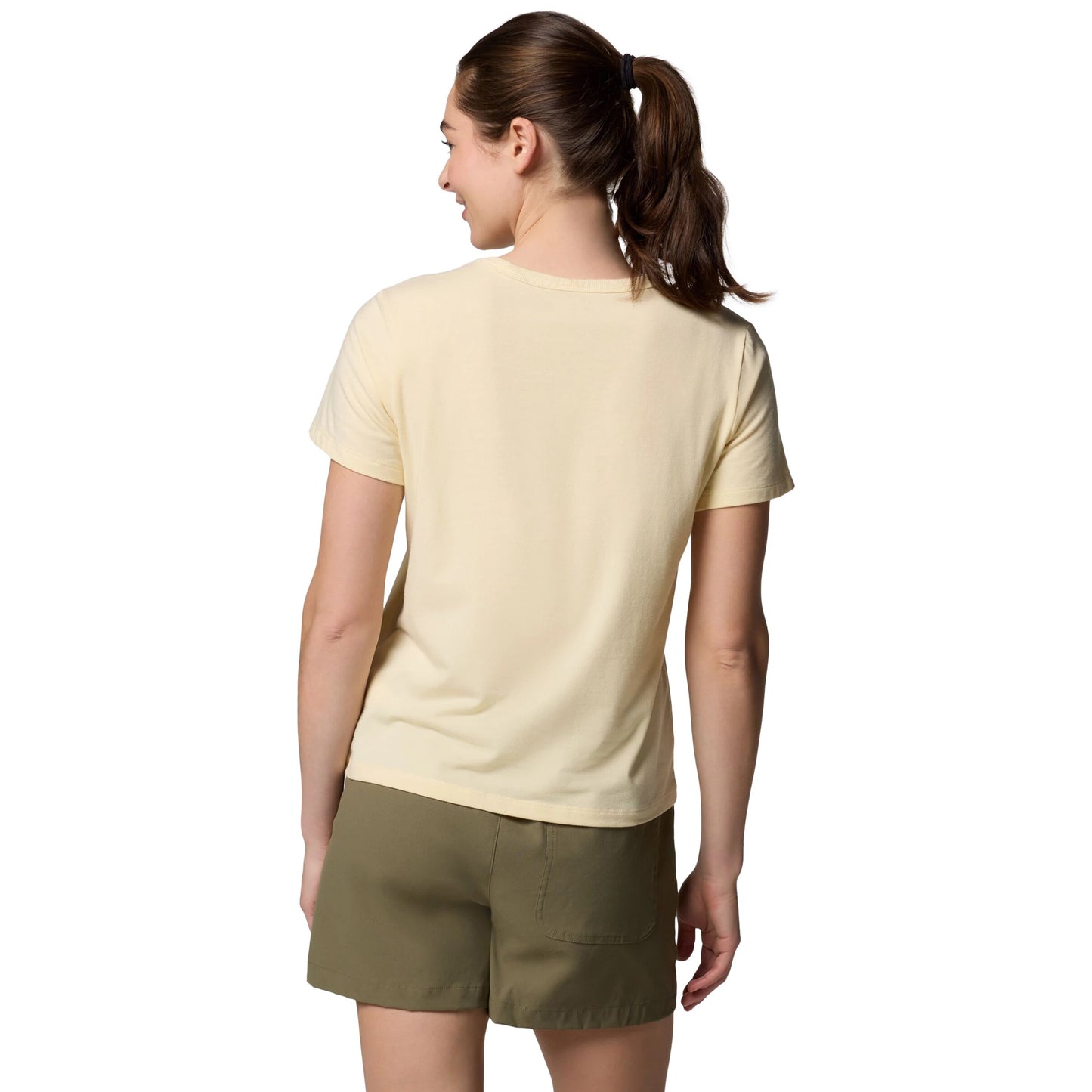 Koszulka T-shirt damska Columbia Sun Trek Short Sleeve II - Lemon Wash