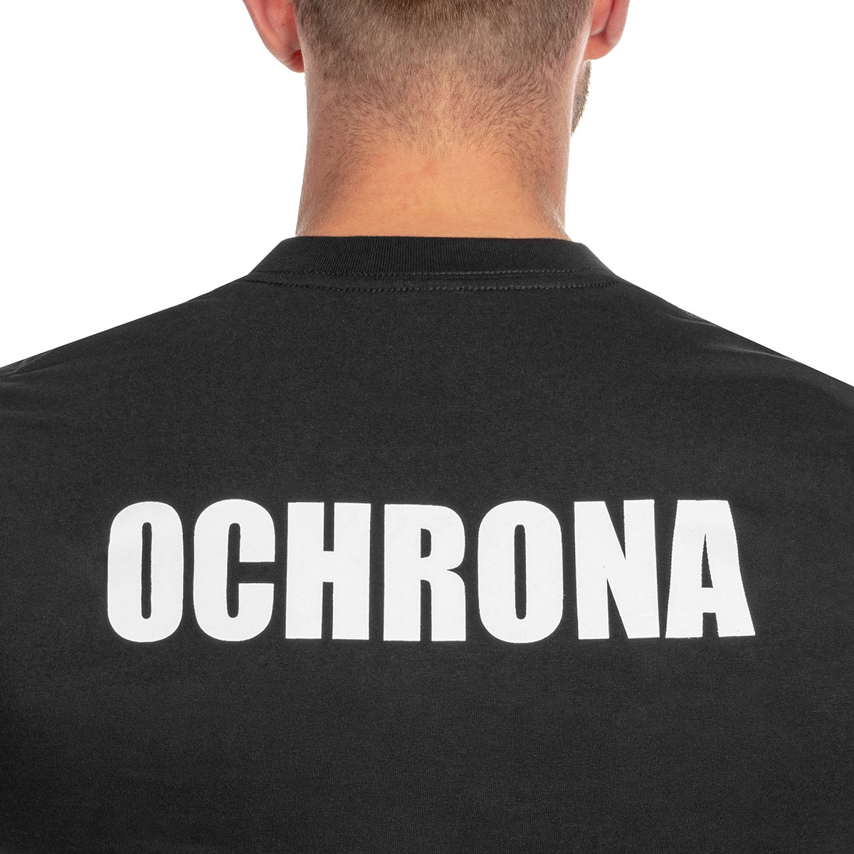 Koszulka T-shirt "Ochrona" - Czarna