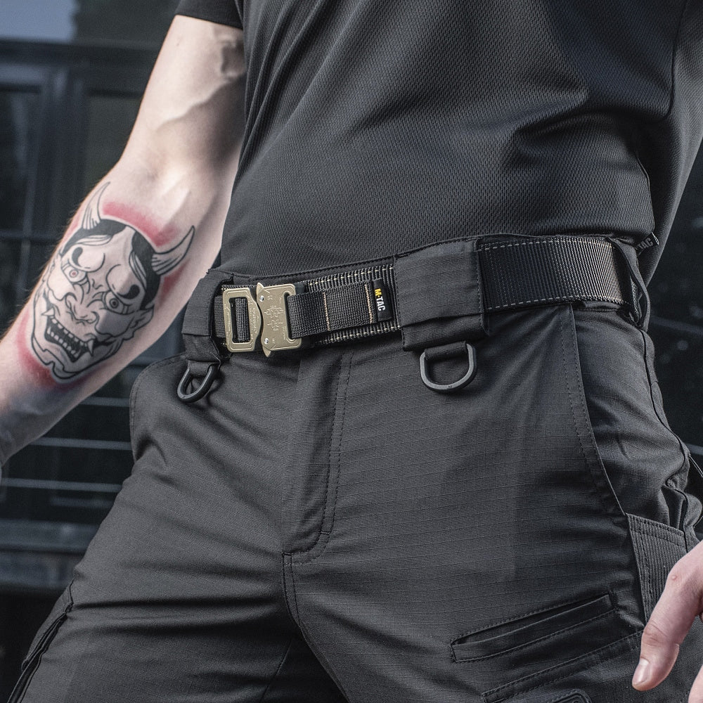 Pas taktyczny M-Tac Cobra Buckle Belt - Black
