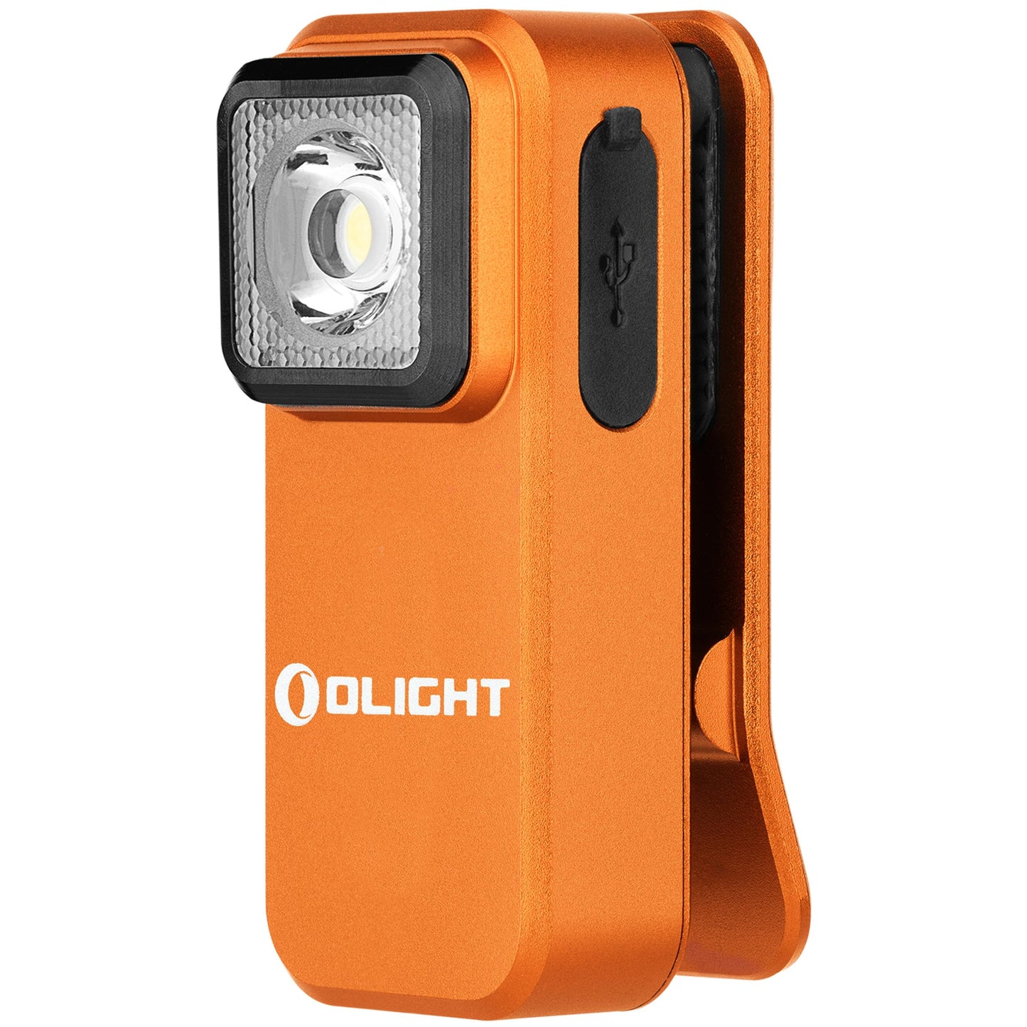 Latarka akumulatorowa Olight Oclip Orange - 300 lumenów