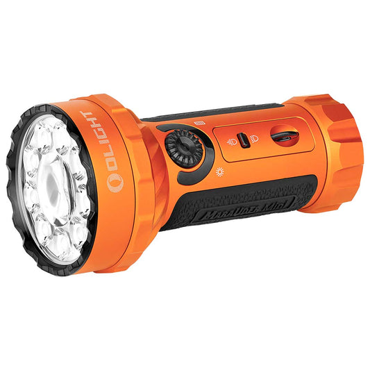 Latarka akumulatorowa Olight Marauder Mini Orange - 7000 lumenów, zasięg 600 m