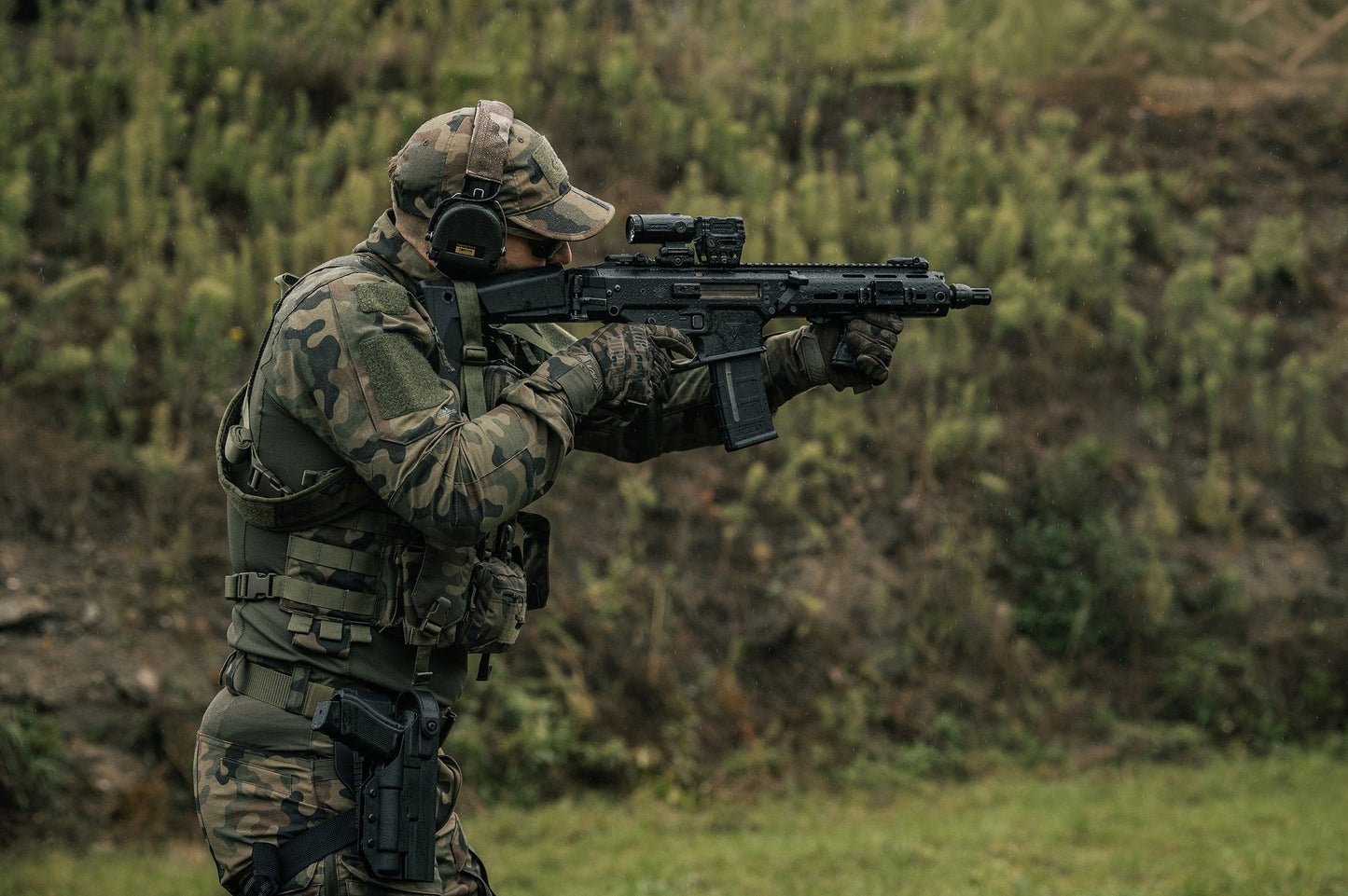 Kamizelka taktyczna Helikon Guardian Recce Chest Rig - wz.93 Pantera PL Woodland