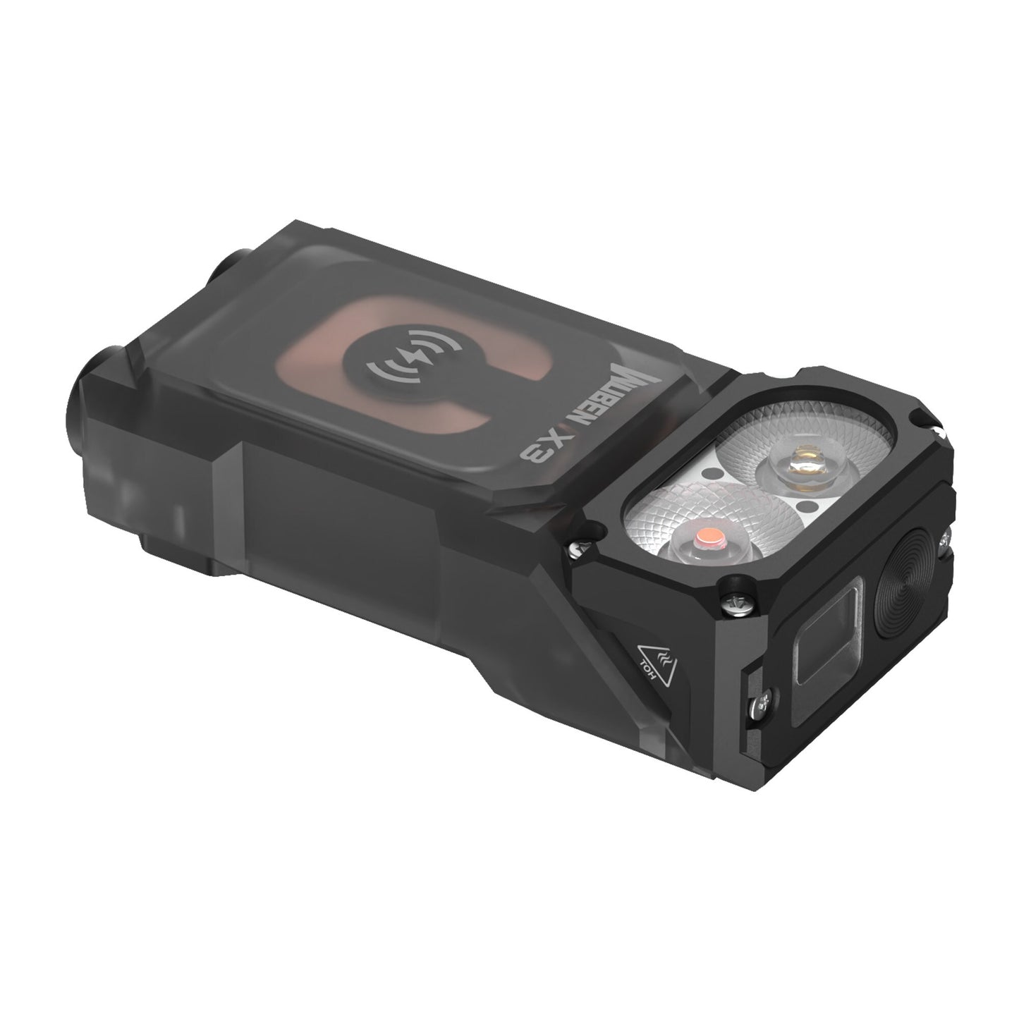 Latarka Wuben X3 Pro Black + Aluminum Charging Box - 700 lumenów
