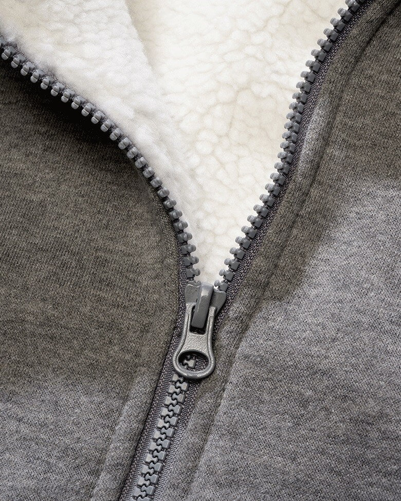 Bluza Brandit Sweatjacket Teddylining - Dark Grey Melange