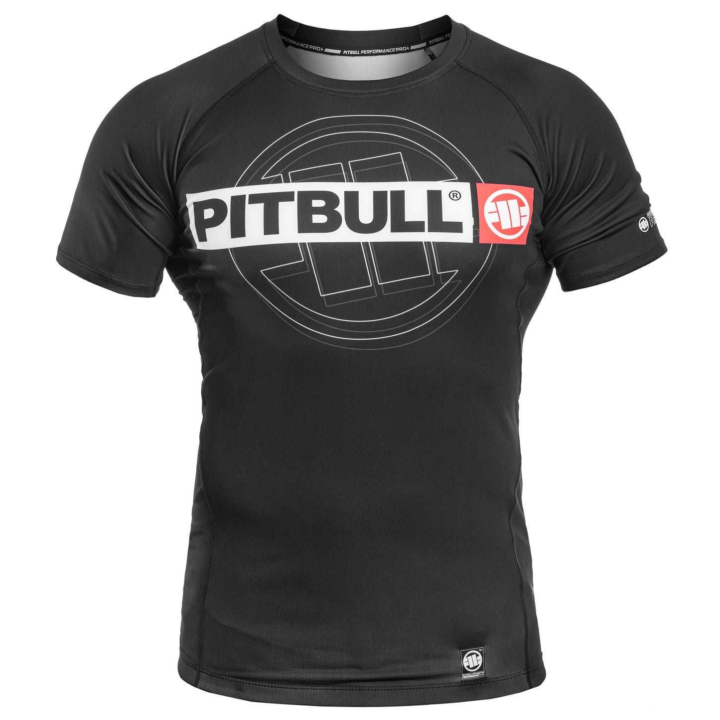 Koszulka termoaktywna Pitbull Rashguard Hilltop Sports II - Black