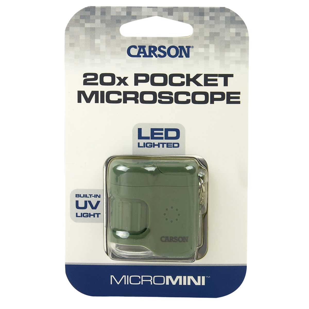 Mikroskop kieszonkowy Carson MicroMini 20x - Green