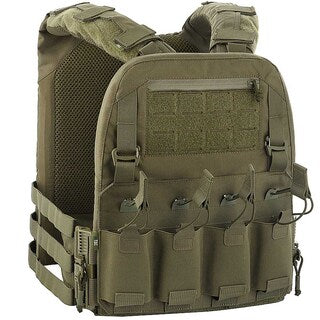 Kamizelka taktyczna typu Plate Carrier M-Tac Cuirass QRS Ranger Green - na płyty rozmiar L/XL