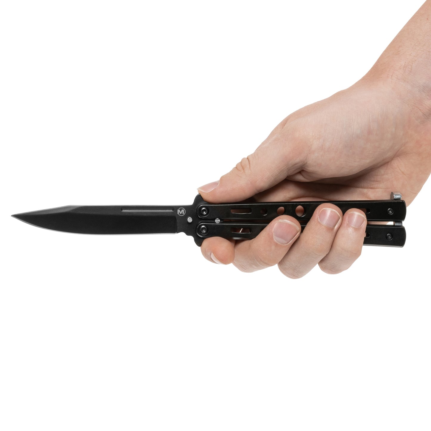 Nóż składany motylek Boker Magnum Balisong All Black
