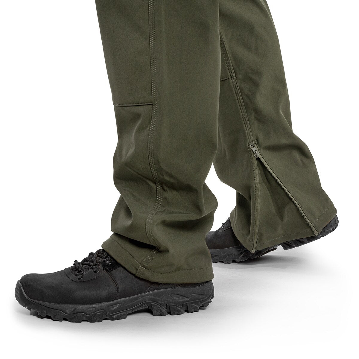Spodnie ocieplane Mil-Tec Softshell Explorer wodoodporne - Olive