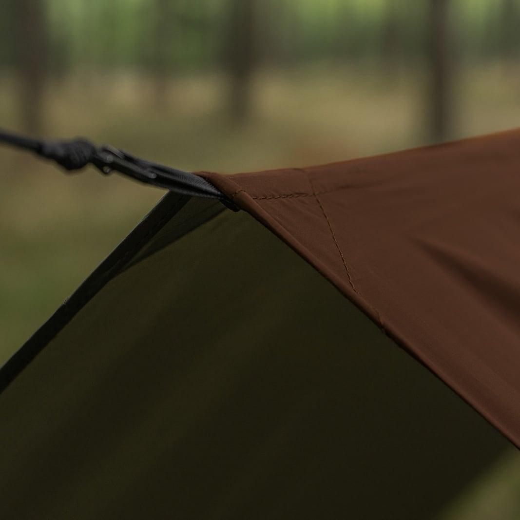 Płachta biwakowa TigerWood Termo Tarp 3 x 4 m - Brown