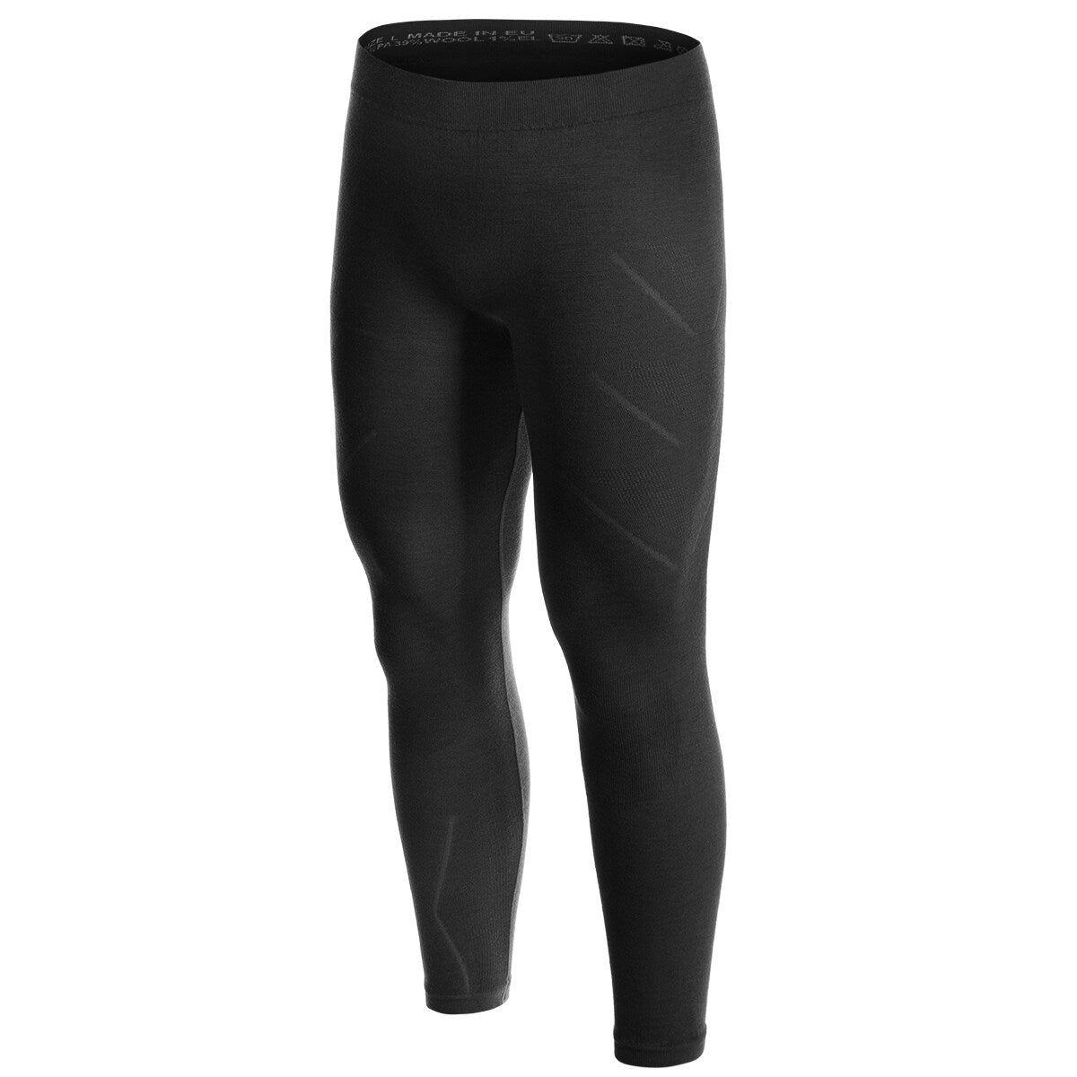 Legginsy termoaktywne męskie FreeNord NordTrek Merino Tech - Black