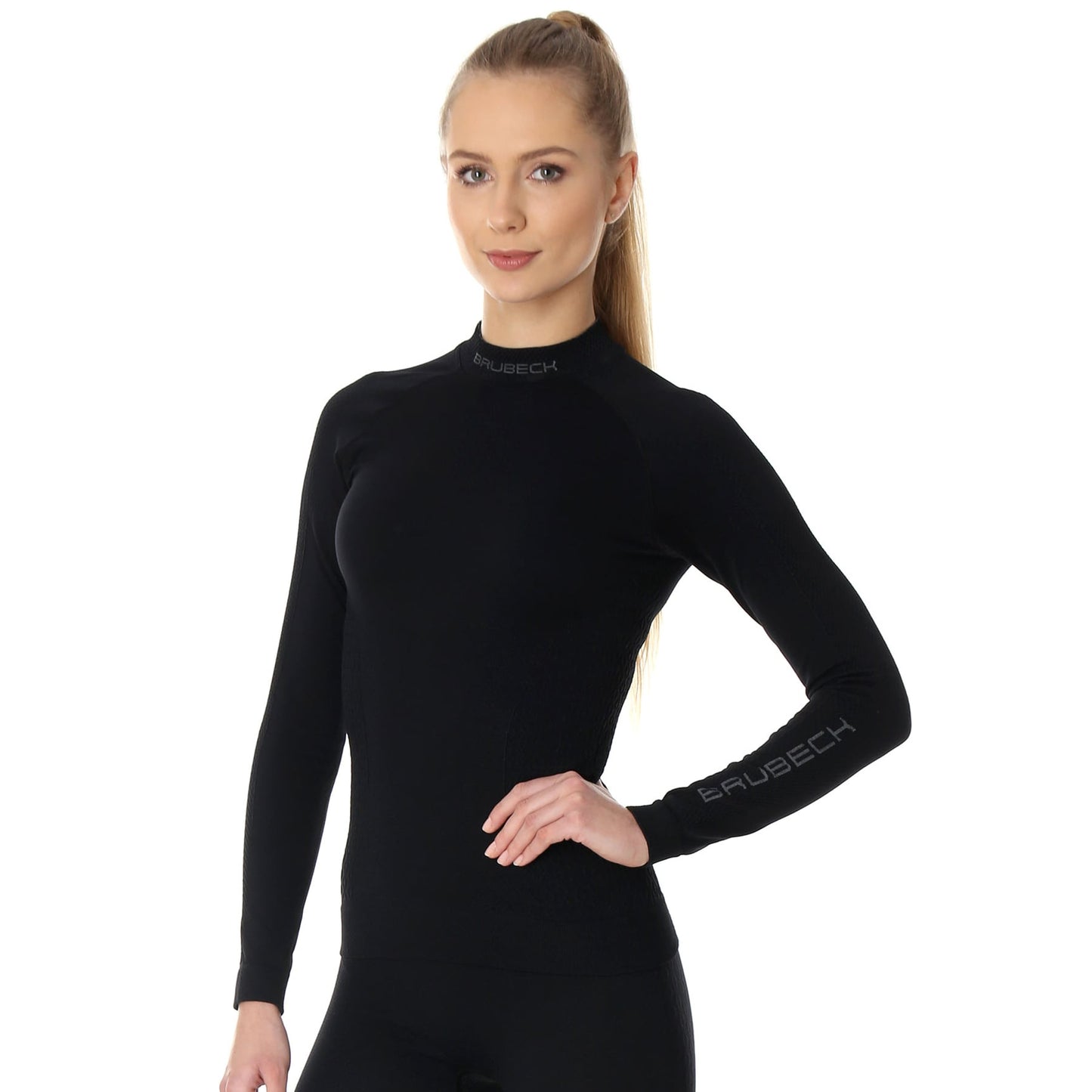 Koszulka termoaktywna damska Brubeck Extreme Thermo - Black