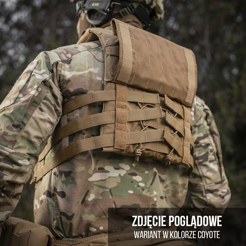 Kamizelka taktyczna typu Plate Carrier M-Tac Cuirass Fast QRS - Black - na płyty Medium