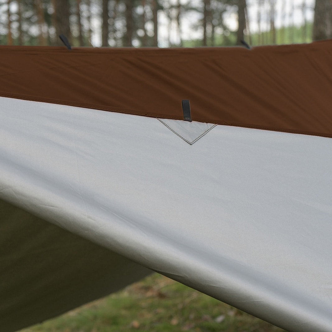 Płachta biwakowa TigerWood Termo Tarp 3 x 4 m - Brown