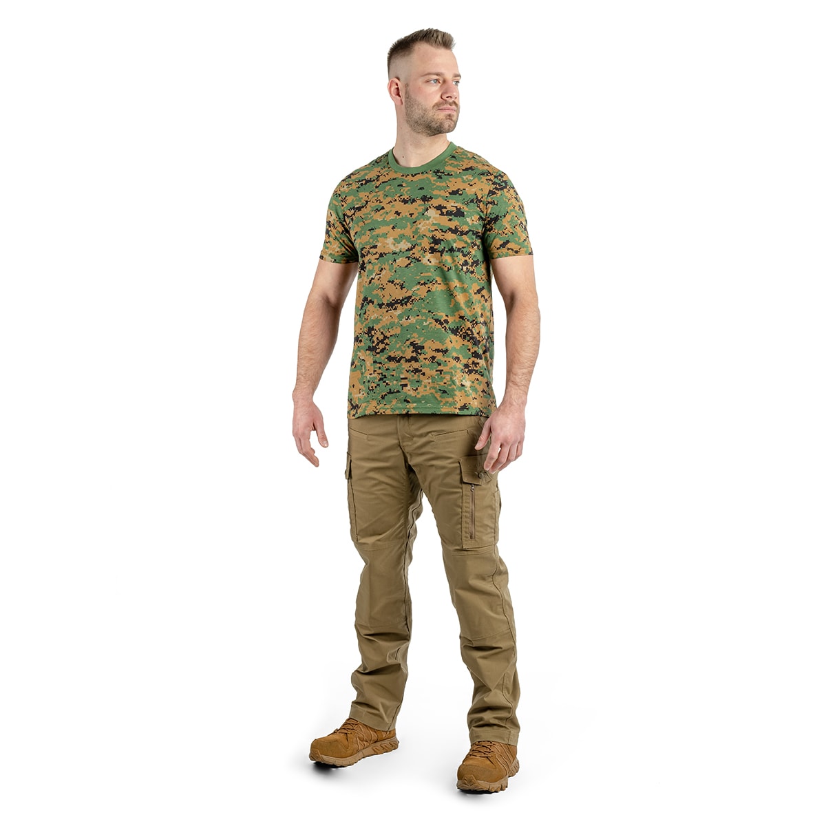 Koszulka T-shirt Helikon - Marpat USMC Digital Woodland
