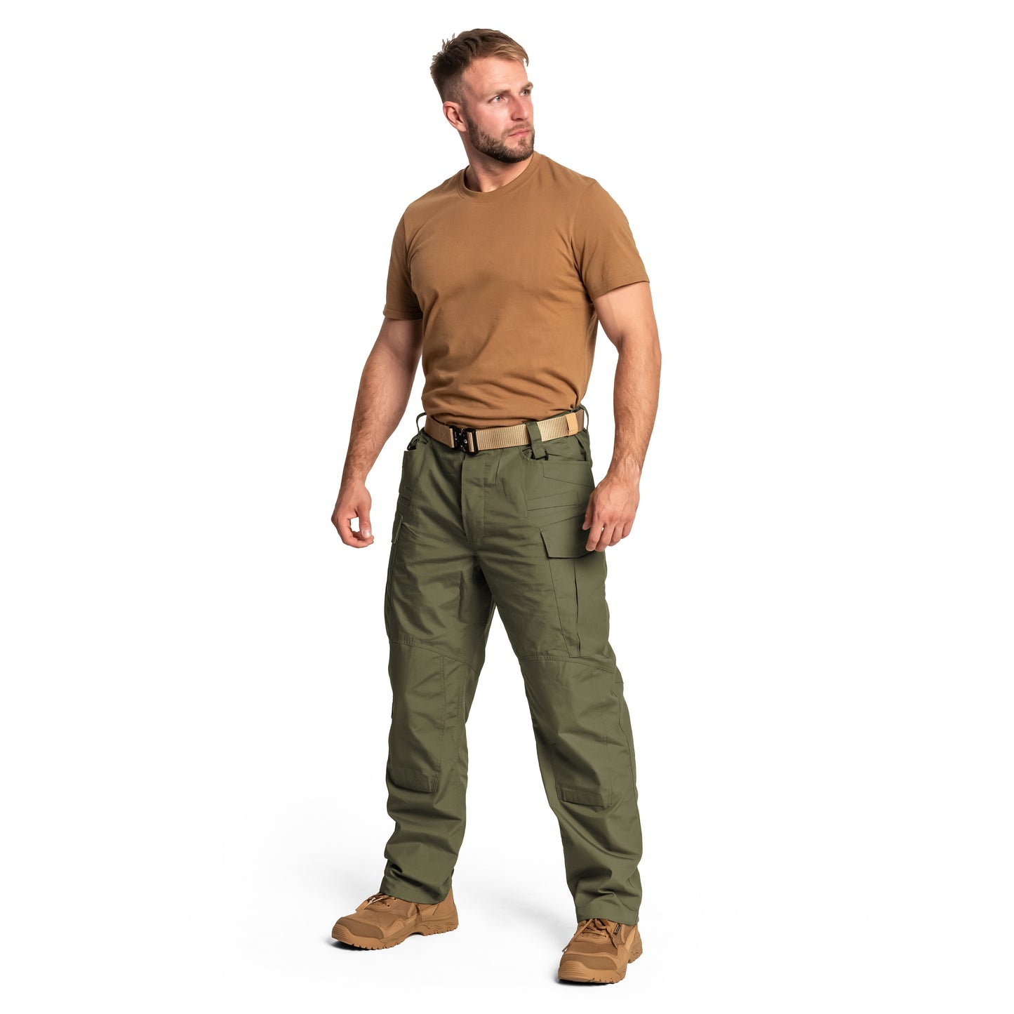Spodnie wojskowe Helikon SFU Next PolyCotton Rip-Stop - Olive Green