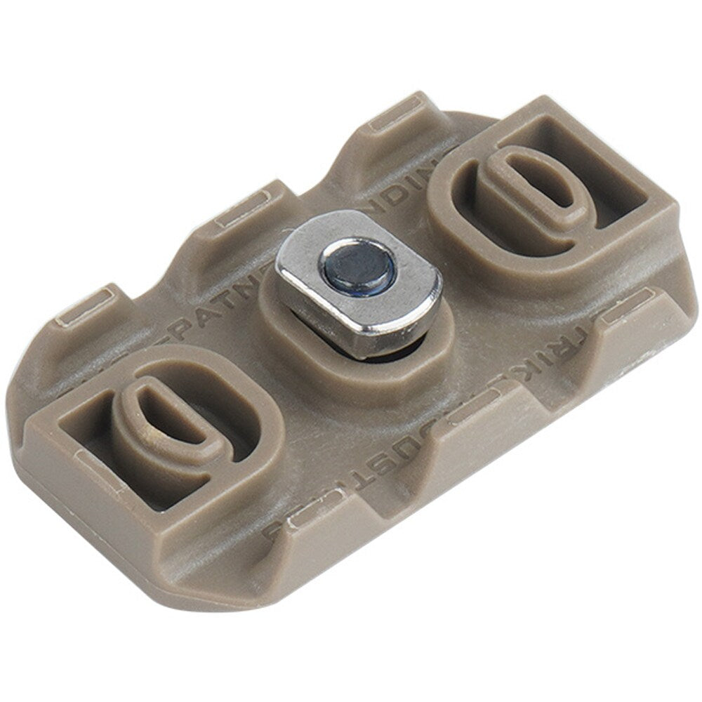 Osłony szyny M-LOK Strike Industries Short M-LOK rail covers with cable management system 4 szt. - Flat Dark Earth