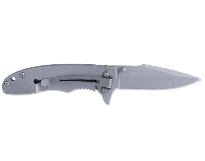 Nóż składany Smith&Wesson Drop Point Silver Black 1084306