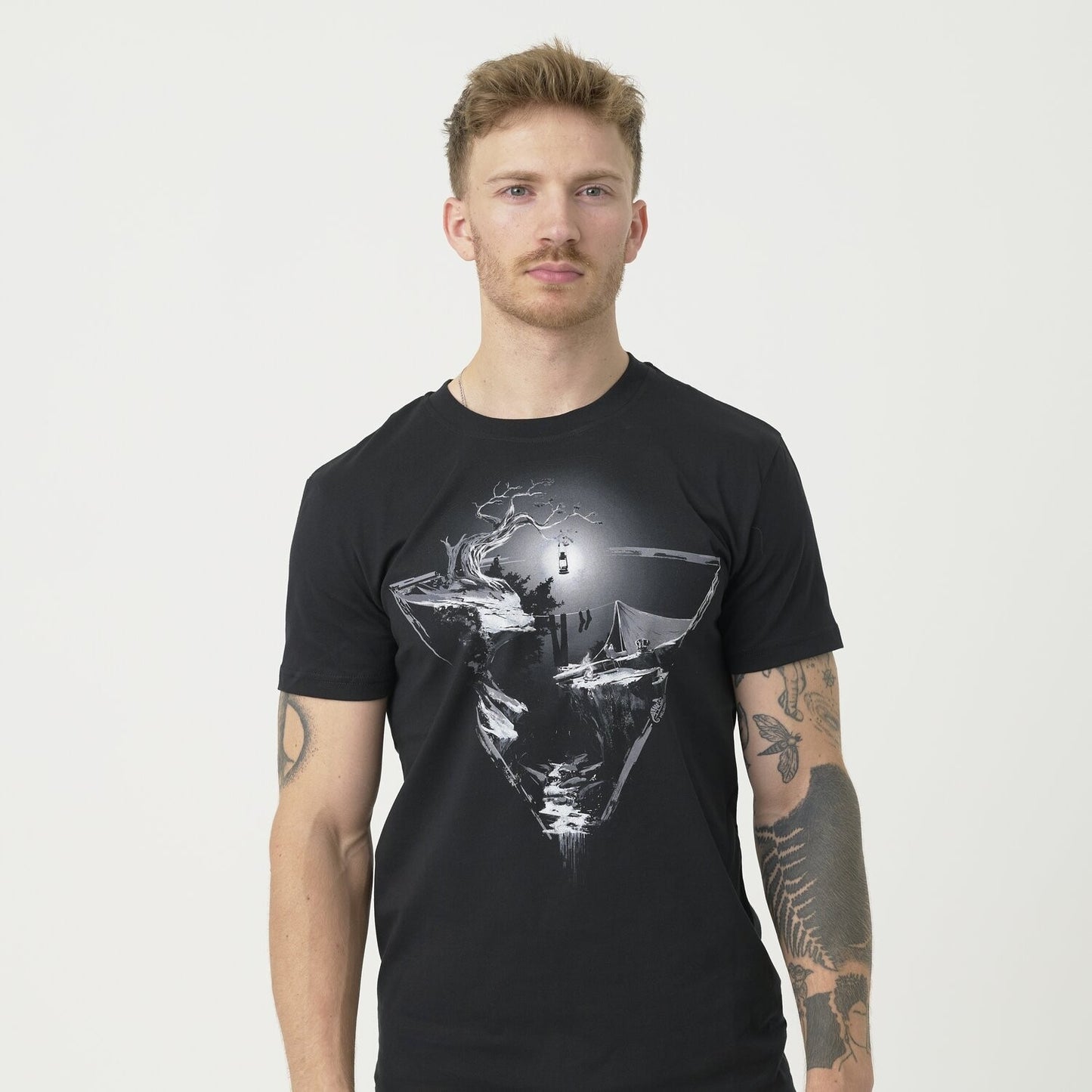 Koszulka T-shirt Helikon Night Valley - Black