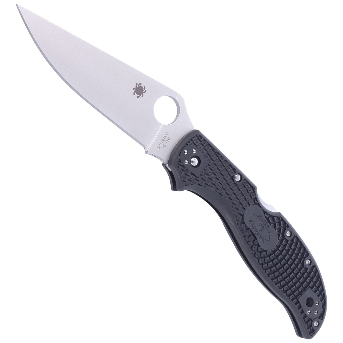 Nóż składany Spyderco Stretch 2 XL VG-10 - Black