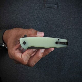 Nóż składany Ocaso Strategy G10 - Black PVD/Jade