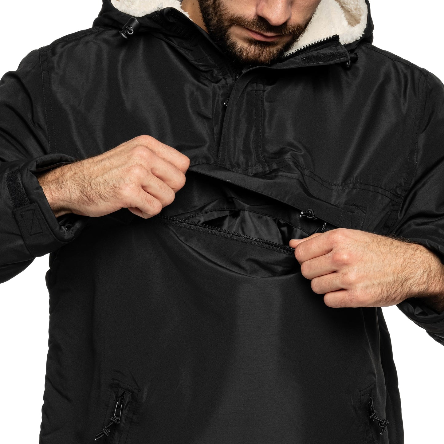 Kurtka Brandit Sherpa Windbreaker - Black