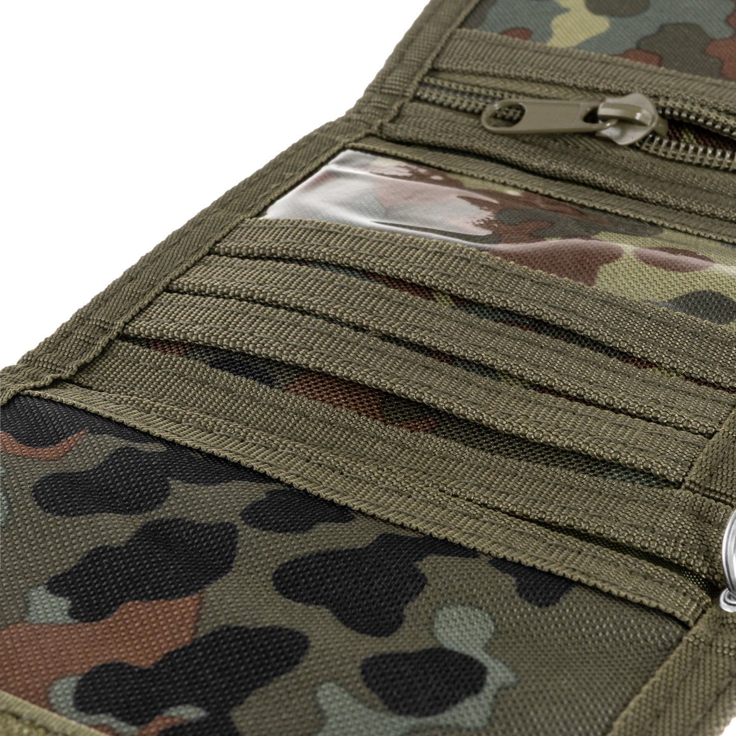 Portfel Mil-Tec z łańcuszkiem - Flecktarn