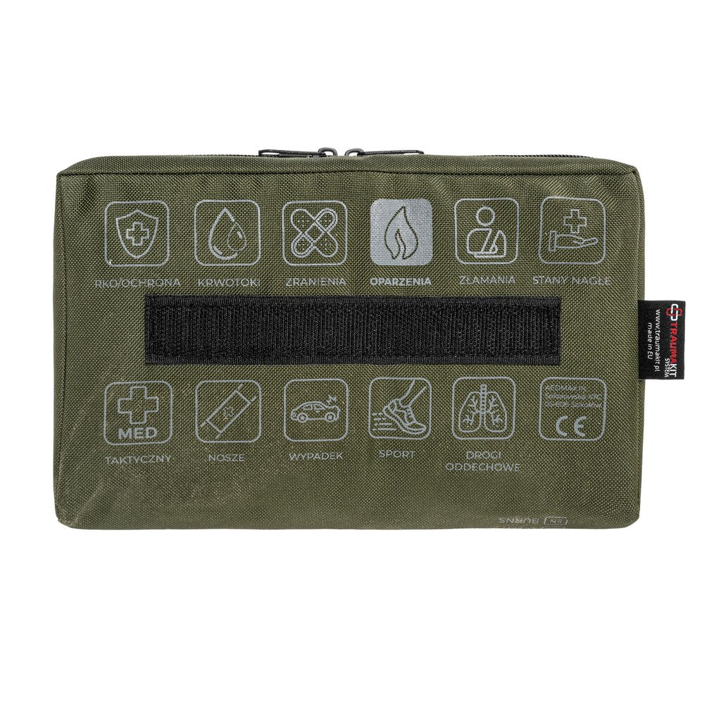 Apteczka modułowa AedMax Trauma Kit O Zielona - Oparzenia