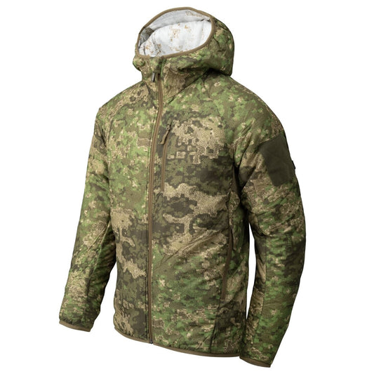 Kurtka dwustronna Helikon Wolfhound Hoodie - PenCott WildWood/PenCott Snowdrift