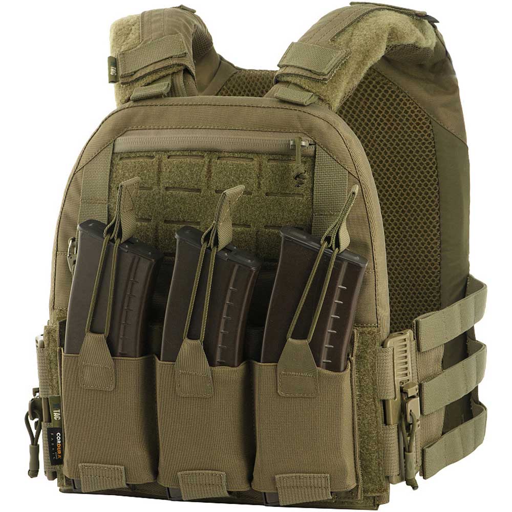 Kamizelka taktyczna typu Plate Carrier M-Tac Cuirass QRS Ranger Green - na płyty rozmiar S/M