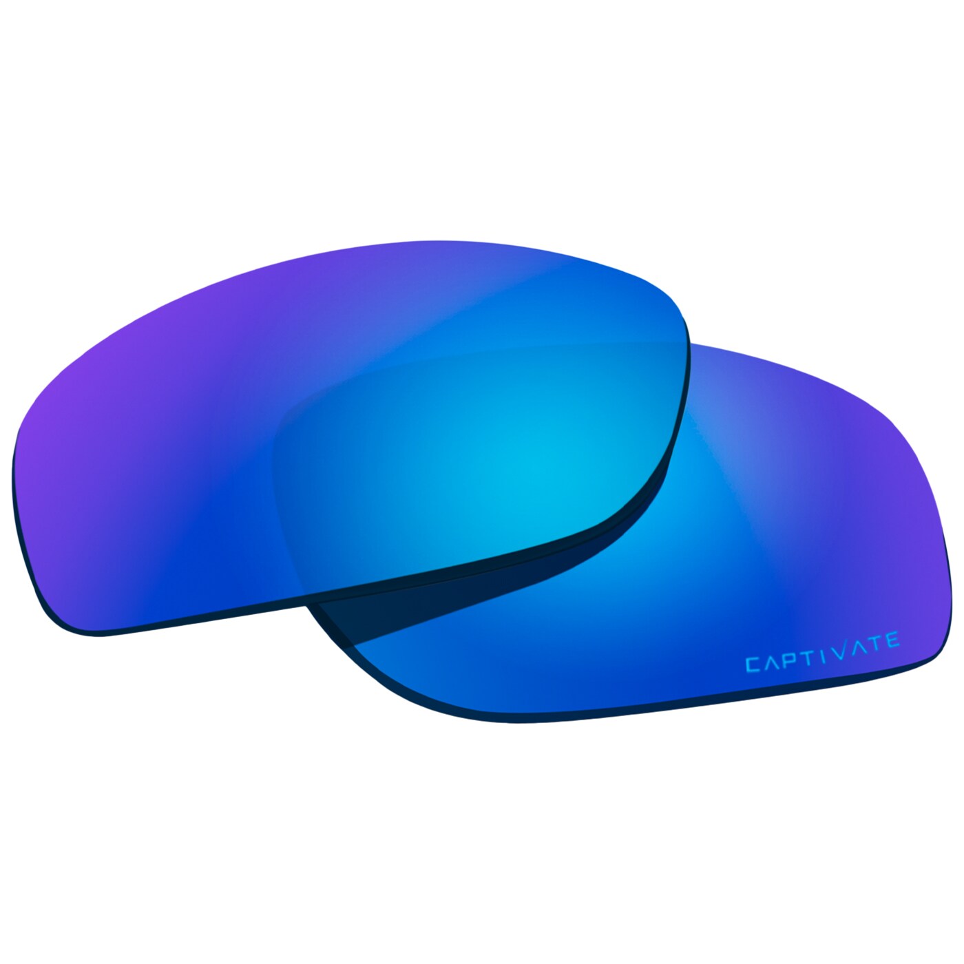 Wizjery do okularów Wiley X Founder z polaryzacją - Captivate Polarized Blue Mirror