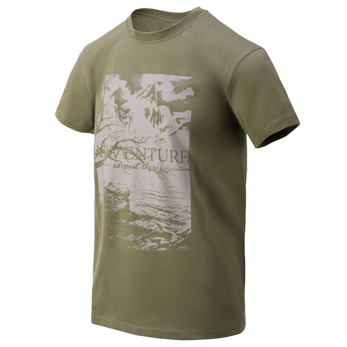Koszulka T-shirt Helikon Adventure is out there - Olive