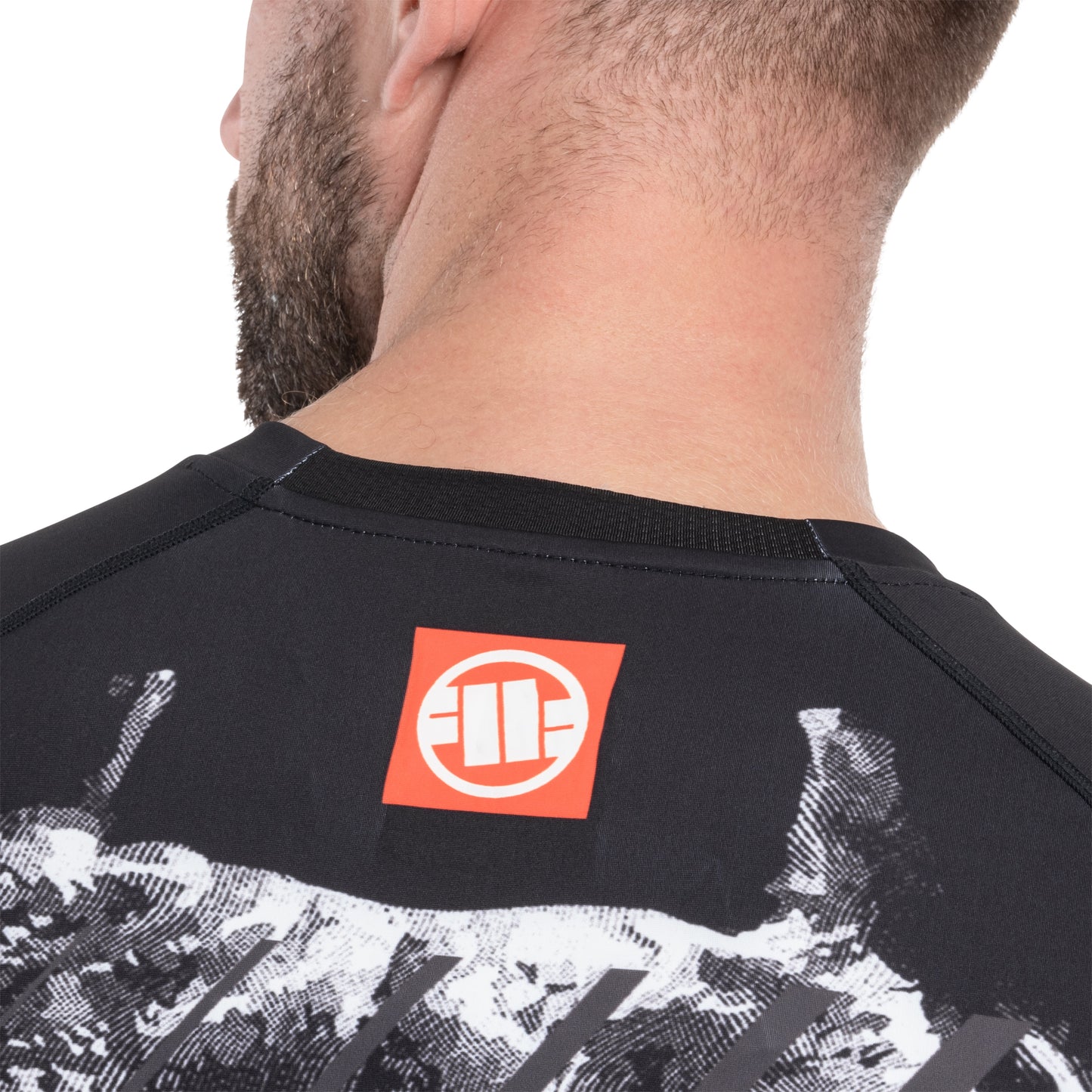 Koszulka termoaktywna Pitbull LongSleeve Rashguard Street Dog - Black