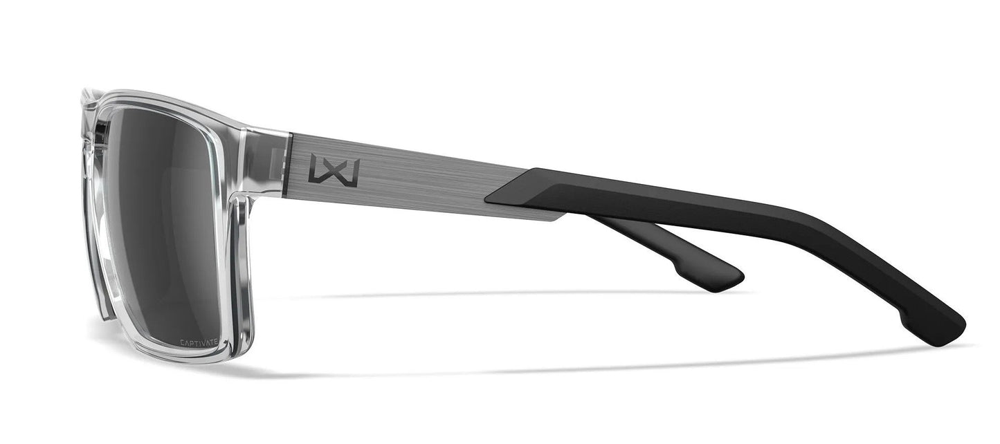 Okulary taktyczne Wiley X Apex - Captivate Grey/Gloss Crystal Clear
