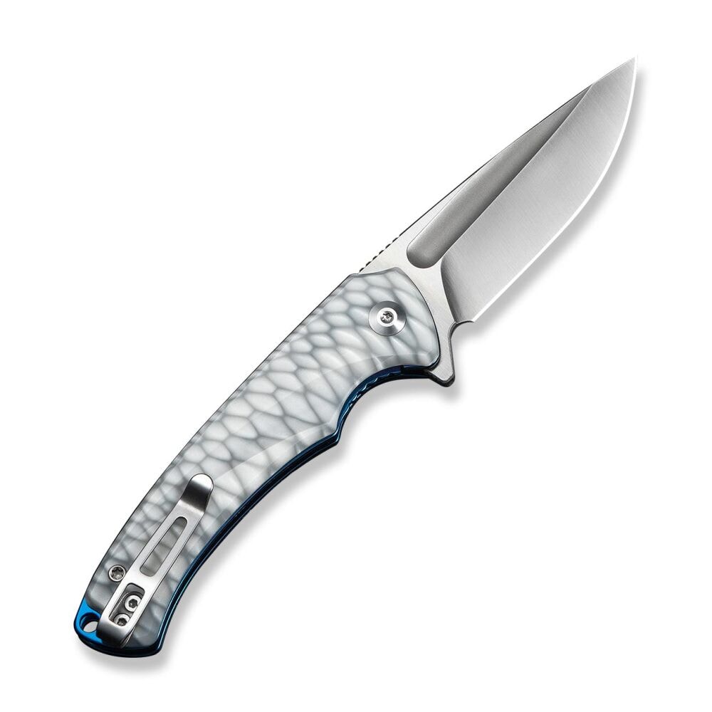 Nóż składany Civivi Voidflare 14C28N Resin - Greyish White