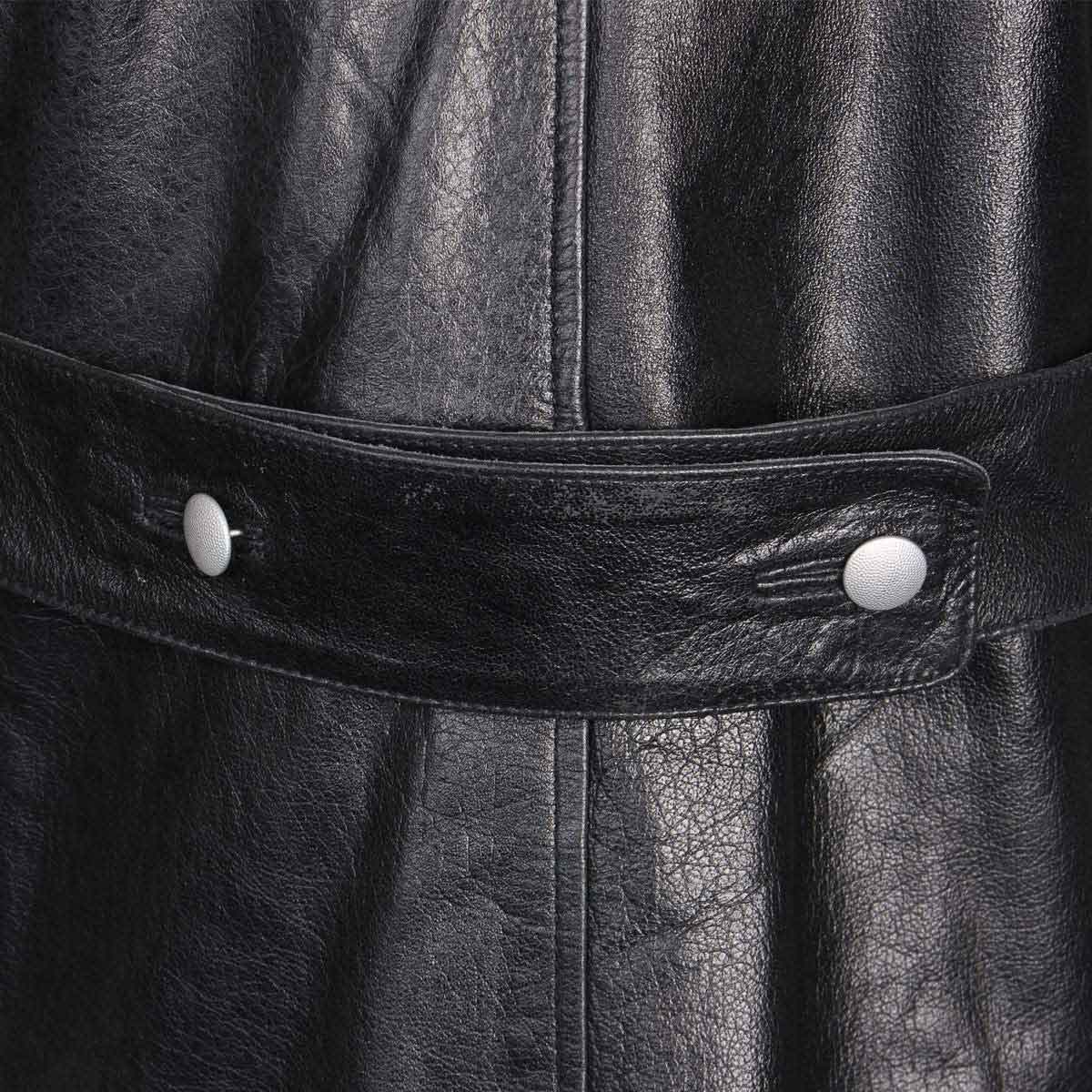 Płaszcz Mil-Tec skórzany oficerski - Black