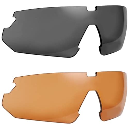 Okulary taktyczne Helikon LanRay Zestaw Shooting Pro - Black/Clear
