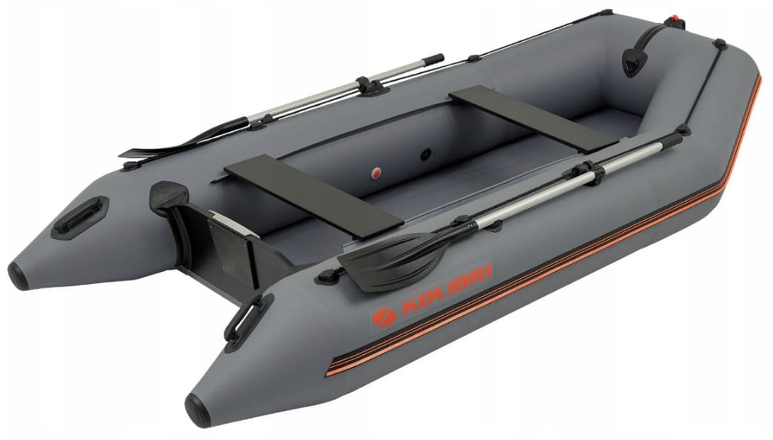 Ponton Kolibri KM-330 z pełną podłogą - Dark Grey
