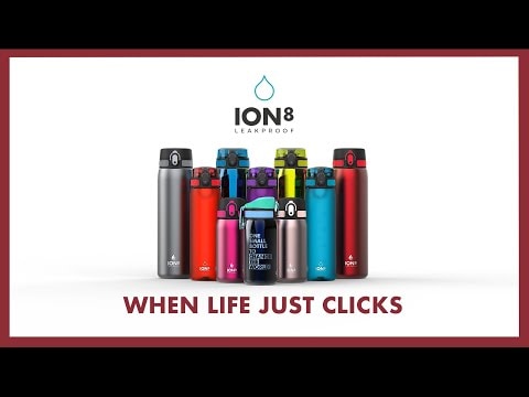 Butelka ION8 Recyclon 1,1 l - Motivational Blue & Pink