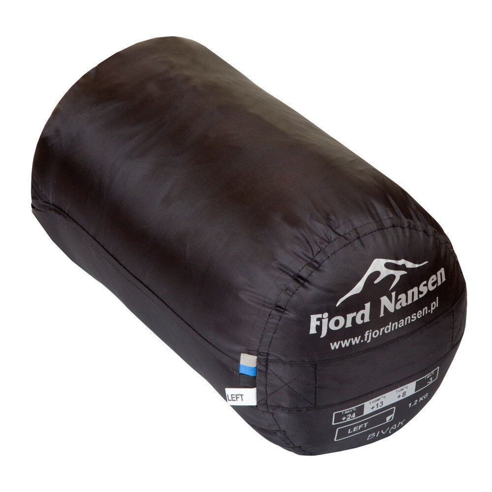 Śpiwór Fjord Nansen Bivak Sapphire 1190 g - lewy
