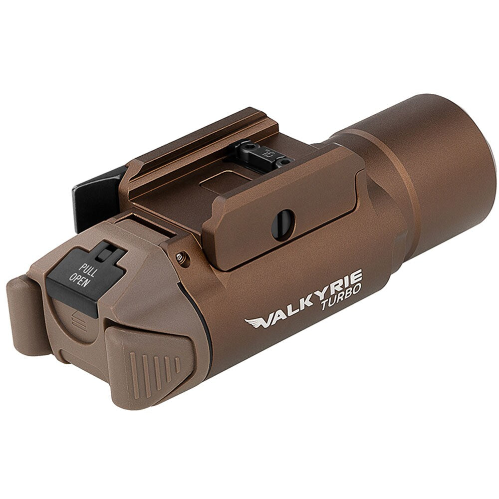 Latarka laserowa na broń Olight LEP Valkyrie Turbo Desert Tan - 250 lumenów
