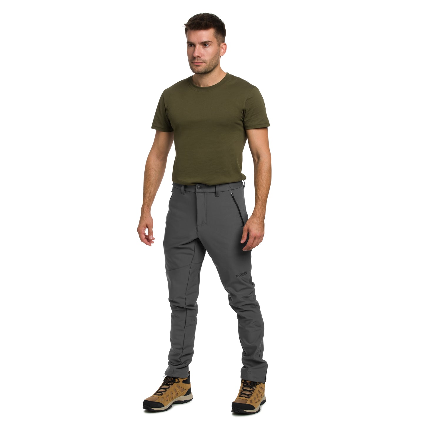 Spodnie Columbia Vast Canyon Softshell - City Grey